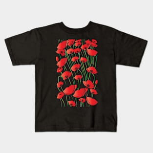 Field of Poppies Kids T-Shirt